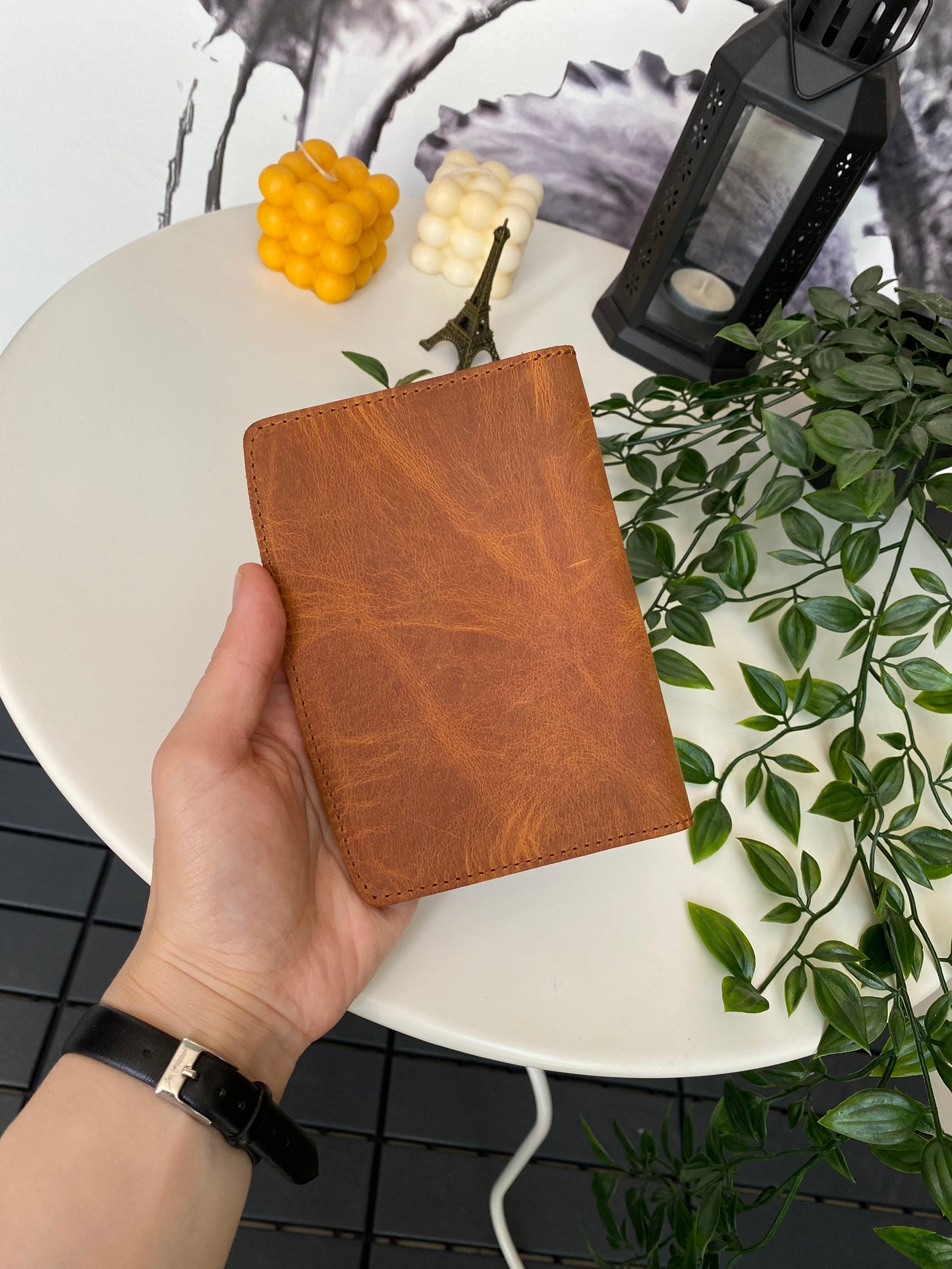 Simenit - Genuine Leather Passport Holder Travel Companion, Passport Wallet