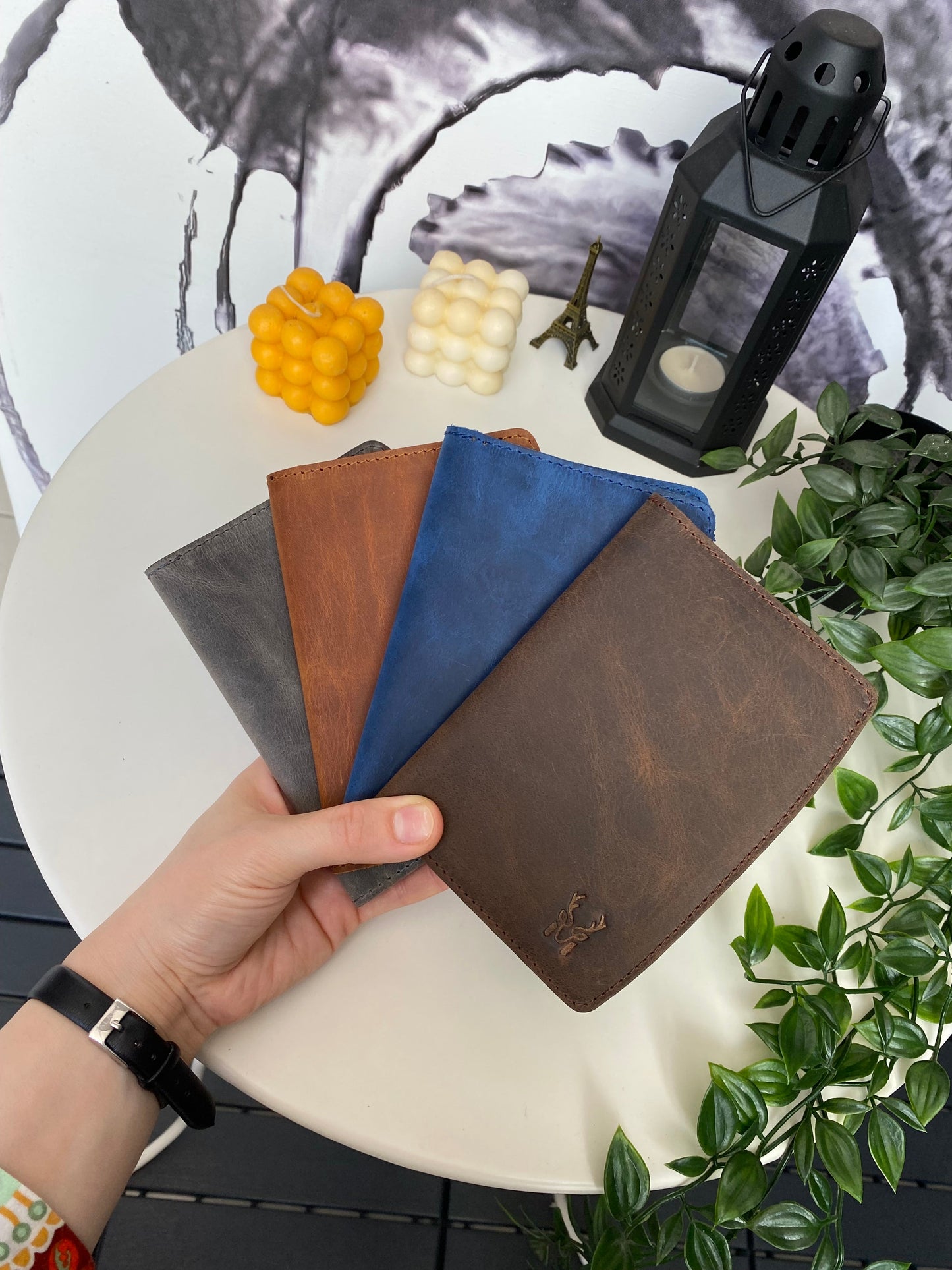 Simenit - Genuine Leather Passport Holder Travel Companion, Passport Wallet