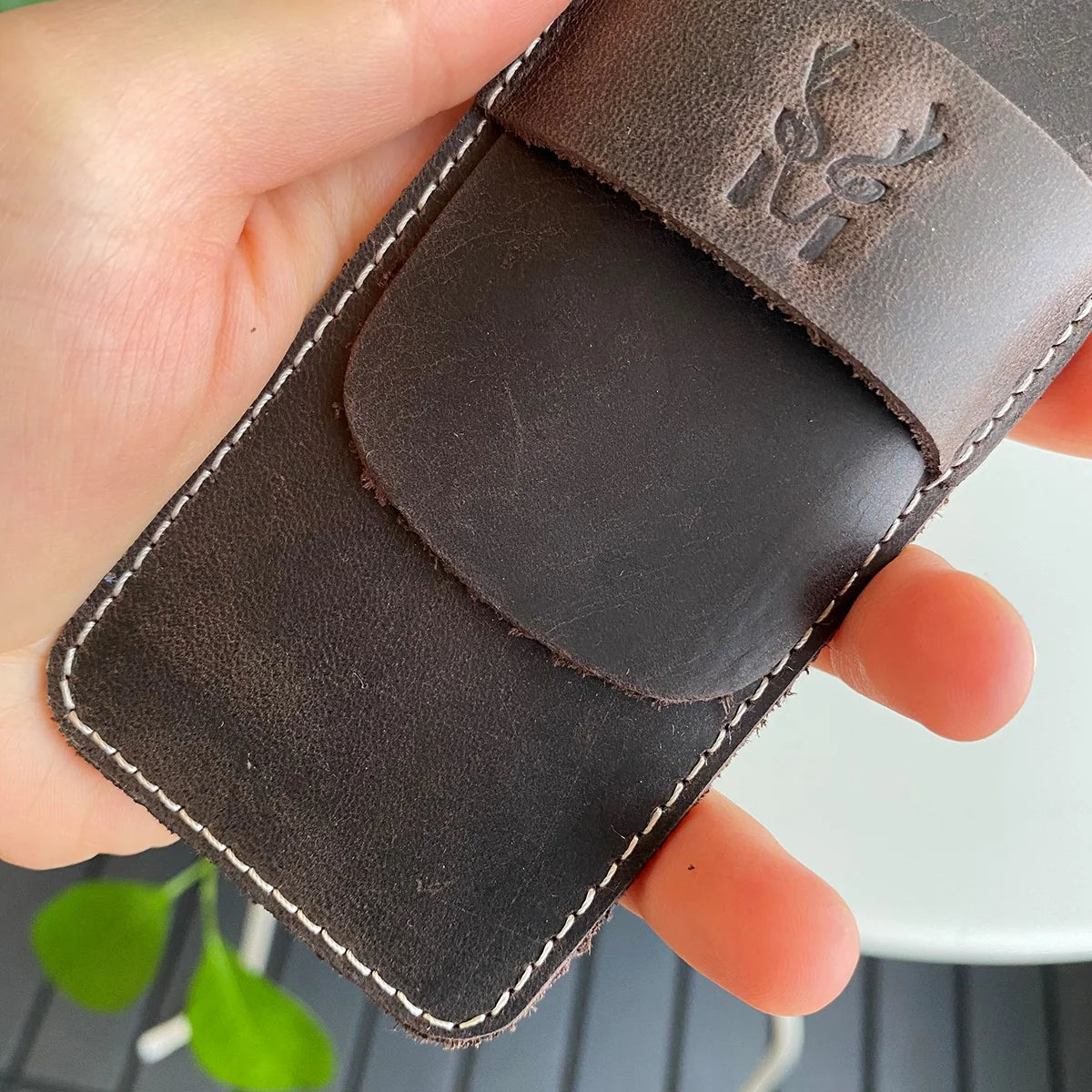 Zey - Genuine Leather Penholder, Pencil Box