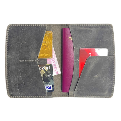 Simenit - Genuine Leather Passport Holder Travel Companion, Passport Wallet