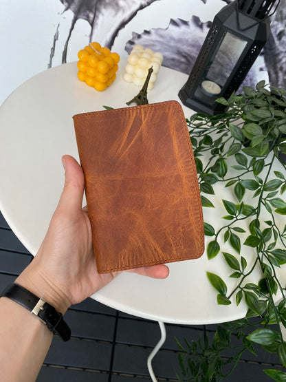 Simenit - Genuine Leather Passport Holder Travel Companion, Passport Wallet