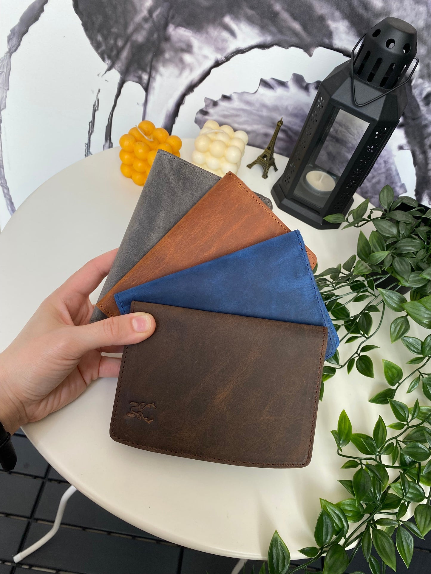 Simenit - Genuine Leather Passport Holder Travel Companion, Passport Wallet