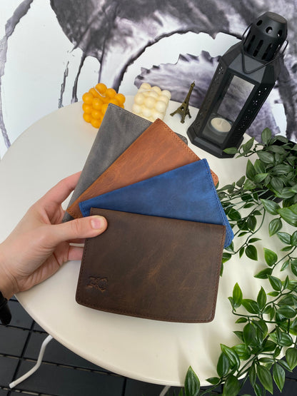 Simenit - Genuine Leather Passport Holder Travel Companion, Passport Wallet