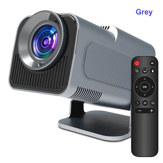 HY320 4K HD WiFi6 Portable Projector - Android 11, 390 ANSI, Bluetooth 5.0, 1920x1080P, Upgraded Outdoor Experience