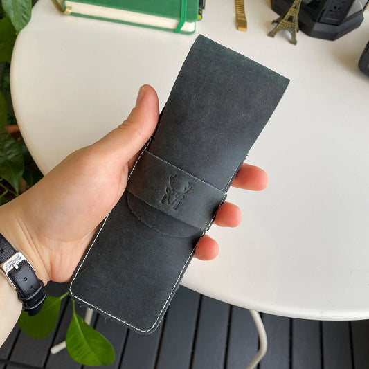 Zey - Genuine Leather Penholder, Pencil Box